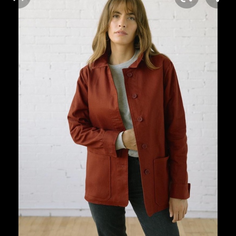 Tradlands Chore Coat in Rust